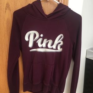 Maroon PINK sweatshirt